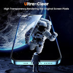 UniqueMe for iPhone 12 Pro Max Screen Protector - [Military Grade Shatterproof & 9H+ Hardness] Screen Protector 12 Pro Max Tempered Glass Full Coverage Protection, Easy Installation, 2 Packs
