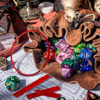 Sintuff 15 Pcs Spell AOE Damage Template Translucent Acrylic Area of Effect Spell Set Include 5 Cube 4 Circle 2 Cone 4 Line Templates for Gifts Tabletop RPG Gaming Accessories(Red)