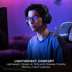 Turtle Beach Atlas Air Wireless Open Back PC Gaming Headset - PC, PS5, PS4, Mobile - 24-bit High-Fidelity Audio, Broadcast Grade Mic, Bluetooth, Floating Earcup, Memory Foam Cushions, 50-Hr Battery