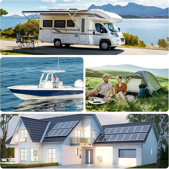 12V 100Ah Mini LiFePO4 Lithium Battery, 12V Deep Cycle Lithium Rechargeable Battery, Max.15000 Cycles Built in 100A BMS for RV, Trolling Motor, Camping, Marine, Home Energy Storage(2 Packs)