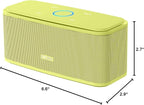 DOSS SoundBox Touch Wireless Bluetooth Speaker with 12W HD Sound and Bass, IPX5 Water-Resistant, 20H Playtime, Handsfree, Portable for Office, Home, Outdoor, Travel-Yellow