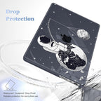 for MacBook Pro 16 inch Case 2021 2022 2023 2024 Release A3186 A3403 M4 A2991 M3 A2780 M2 A2485 M1 Pro/Max, Hard Shell Case with Screen Protector & Keyboard Cover, Astronaut Enjoy