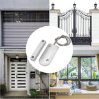 Magnetic Reed Switch Wired Surface Mount Normally Closed NC Contact Sensor Alarm Magnetic Door Switch with 2 Wires, Zinc Alloy Sliver, OC-60