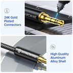 SYNCWIRE 3.5mm Aux Cable (9.8ft/3m) Hi-Fi Sound Nylon Braided Auxiliary Audio Cable Adapter Male to Male AUX Cord for Headphones, Car, Home Stereos, Speaker, iPhone, iPad, iPod, Echo & More Black