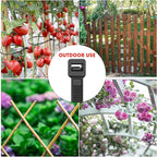 Zip Ties, RAZCC 1200pcs Black Cable Zip Ties 14 Inch, Heavy Duty Plastic Wire Ties with 50lb Tensile Strength, Self-Locking Black Nylon Tie Wraps for Indoor and Outdoor