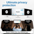 VINTEZ [2 Pack] 22 Inch 16:9 Privacy Screen for Computer Monitor and Laptop - Anti Glare Protector Film Blue Light Filter Eye Protection - Computer Screen Privacy Shield
