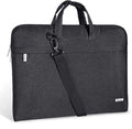 Voova Laptop Bag 15.6 Inch, Waterproof Computer Sleeve Carrying Case with Shoulder Straps & Handle Compatible with Macbook Air 15 M2/M3/M4, MacBook Pro 15/16, 15-16 Inch Hp Dell Lenovo Asus, Black