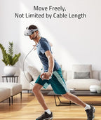 Syntech Link Cable 26 FT with Signal Booster Compatible with Meta/Oculus Quest 3, Quest2/Pro/Pico4 Accessories and PC/SteamVR, High Speed Data Transfer, USB 3.0 to USB C Cable for VR Headset, Black