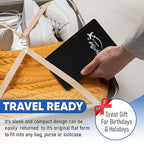 Airplane Travel Essentials for Flying Flex Flap Cell Phone Holder & Flexible Tablet Stand for Desk, Bed, Treadmill, Home & in-Flight Airplane Travel Accessories - Travel Must Haves Cool Gadgets (XL)