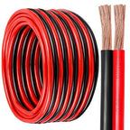 8 Gauge Wire 2 Conductors Copper Wire, 8 AWG Battery Cable Oxygen Free Copper Wire for Solar Panel, Automotive, Trailer, RV and Speaker (8 Gauge 5FT)