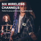 Xvive U45R4 Wireless in-Ear Monitor System Set with One Transmitter and Four Receivers