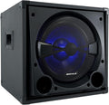 Rockville BASS Blaster 12 800W Powered Home Audio Subwoofer, 12" High-Grade Woofer with Y30 Magnet, Adjustable Crossover, RCA/Speaker Inputs, LED Lighting, for Home Theater & Music
