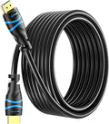 BlueRigger 4K HDMI Cable 30FT (4K 30Hz, HDR10, HDCP2.2, High Speed 18Gbps, in-Wall CL3 Rated, eARC) - Compatible with PS5, Xbox, Roku, Apple TV, HDTV, Blu-ray, PC, TV Stick, Nintendo Switch
