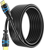 BlueRigger 4K HDMI Cable 30FT (4K 30Hz, HDR10, HDCP2.2, High Speed 18Gbps, in-Wall CL3 Rated, eARC) - Compatible with PS5, Xbox, Roku, Apple TV, HDTV, Blu-ray, PC, TV Stick, Nintendo Switch