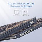 Case for MacBook Air 15 Inch 2025 2024 2023 Release M4 A3241 M3 A3114 M2 A2941, Hard Shell with Screen Protector & Keyboard Cover, Compatible with Touch ID - Spring Floral
