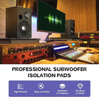 Starfavor Subwoofer Isolation Pad for 12-15 inches Subwoofers,22"x18"x2.1" Isolation Platform Acoustic Riser Pad,Audio Acoustic Noise Isolation Platform Pads for Studio Monitor,Subwoofer,Loud Speakers