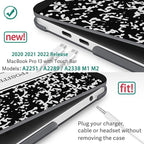 May Chen for MacBook Pro 13 Case 2022 2021 2020 Release Models: M2 M1 A2338 A2289 A2251, Plastic Hard Shell Case with Keyboard Cover for MacBook Pro 13 inch with Touch Bar fits Touch ID, Book