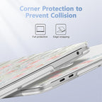 Case for MacBook Pro 13 inch with/Without Touch Bar (2016-2022, M2 A2338 M1 A2289 A2251 A2159 A1989 A1706 A1708), Hard Shell + Keyboard Cover + Dust Plug, Floral C322