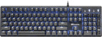 i-rocks K75M Illuminated Mechanical Keyboard, 104 Keys, with Cherry MX Switches, PBT Keycaps, Backlit LED Light and Shortcut Keys - Programmable Light & Macro Recorder (Cherry MX Brown Switch, Black)