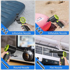 Compressed Air Duster, Electric Air Duster, Handheld Cordless Air Duster, Stepless Speed Motor, 6000mAh Rechargeable Air Blower, Type-C Fast Charge, for Computer, Keyboard, Pet House…