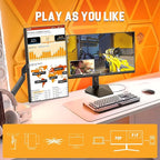 SANSUI 27 inch WQHD 2560x1440 300Hz 240Hz Gaming Monitor, FastIPS 1ms Computer Monitor, FreeSync Premium|Brightness 400Nits| 130% sRGB | 10Bits | HDR | ErgoStand | VESA Mount |2×DP 1.4 & 2×HDMI 2.1