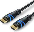 BlueRigger 8K HDMI Cable (10FT, 8K 60Hz HDR, 4K 120Hz, High Speed 48Gbps with Ethernet, eARC, 3D, HDCP 2.3) - Compatible with PS5, Xbox, Roku, Apple TV, Switch, PC