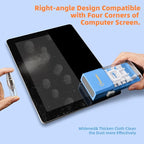 Laptop Cleaning Kit, Keyboard Cleaning Kit with Spray and Wipe, Keyboard Cleaner for MacBook iPad Tablet iPhone Computer Camera Lens Airpods Earbuds, Mutitool Brush for Electronic Screen