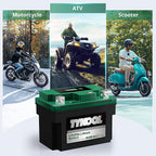 TYKOOL YTX4L-BS YTZ5S Lithium LiFePO4 Motorcycle Battery,2X Cranking Amps 140A,5X Longer Life,Fits for Scooter and Moped, Go kart, ATV,Dirt bikes,4 wheeler, hongda Grom,Snapper walk behind lawn mower