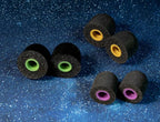 Linsoul Tripowin TP45 Spiral Groove Memory Foam Eartips, 2 Pairs in Ear Monitor Ear Plugs Suitable for 4.5mm-6.5mm Earphone Nozzle (S)