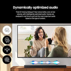Samsung HW-B750D/ZA 5.1 ch Soundbar w/ Dolby Audio, Surround Sound expansion, Bass Boost, Adaptive Sound, DTS Virtual:X, Wireless Subwoofer, 2024