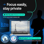 Magnetic Privacy Screen Compatible with MacBook Pro 14" 2021, 2022, 2023, 2024, M1, M2, M3, M4 Anti-Blue Light Laptop Screen Protector Filter Blue Light Blocking Filter