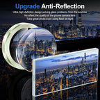 for Samsung Galaxy Z Fold 7 Camera Lens Protector, Individual Metal Ring Tempered Glass Lens Cover, [Strong Adsorption] Scratch Resistant Ultra-Thin HD Clear Lens Cover, 1 Set-Green