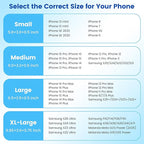 Mopaclle Nylon Phone Holster for iPhone 17 Pro Max, 17 Air, iPhone 16 Pro Max,iPhone 15 Pro Max 14 13 Pro Max & Plus, Premium Cell Phone Belt Holder with Belt Clip for Galaxy S25 Plus,S24 Plus