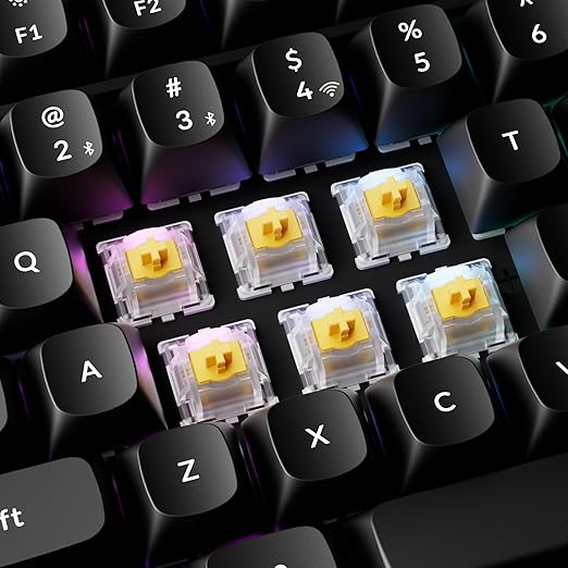 Keychron Magnetic Switches Dawn Linear - 110 PCS, 30gf, Pre-Lubed, 0.1mm Adjustable Actuation, Gateron Double-Rail Hall Effect, Compatible Replacement for HE Keyboards Only