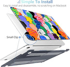 MEEgoodo Case for MacBook Pro 13 inch Case 2022 2021 2020 A2338 M2/M1 A2251 A2289,Laptop Hard Shell with Keyboard & Camera Cover Compatible with 13 inch MacBook Pro,Diverse People Abstract Art