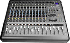 Rockville RPM1470 6000W Peak 14-Channel Powered Mixer, 750W RMS x 2 at 4 Ohm, USB/Bluetooth, 24-Bit Effects, 14 XDR2 Mic Preamps, for Live Events/Church Bands