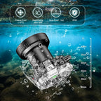 Sea frogs Waterproof Camera Housing Compatible with Fujifilm X-T4 16-50MM 18-55MM IPX8 40m/130ft Maximum Diving Depth Underwater Camera Case for Diving, Surfing, Rowing, Skiing