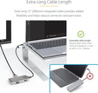 StarTech.com USB-C Docking Station for MacBook Pro M1 M2 M3 M4 and Windows, 4K 60Hz HDMI Video, HDR10, USB 5Gbps Hub, 100W Laptop Charging, GbE