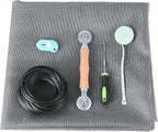 Window Screen Repair Kit - 59" x 106" Screen Door Replacement Fiberglass Screen Mesh with All Screen Tools for Sliding Door and Patio Screen Door Replacement, TOOLTRIZ