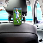 Portable Flexible Cell Phone Holder Stand for Treadmill/Stroller/Elliptical/Car/Bike/Shopping Cart,Compatible with 3.5~7.5" iPhone/Smartphone, 27.5 inch/70cm Long Arm for Cellphone
