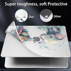 for MacBook Pro 16 inch Case 2021 2022 2023 2024 Release A3186 A3403 M4 A2991 M3 A2780 M2 A2485 M1 Pro/Max, Hard Shell Case with Screen Protector & Keyboard Cover, Elephant & Giraffe
