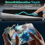 3 Pack Flexible Film Screen Protector for iPhone 12 Pro Max, Non-breakable Soft TPU Hydrogel Film for iPhone 12 Pro Max Screen Protector Film (NOT Glass)