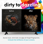 Pixel Perfect | 4.2oz | Screen Cleaner Kit, for TV, Laptops, Computers, Monitors, Phones, Tablets | 120ml Cleaning Kit, Premium Natural Spray