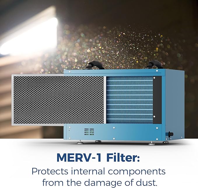 ALORAIR Commercial Dehumidifier 113 Pint, with drain Hose for Crawl Spaces, Basements, Industry Water Damage Unit, Compact, Portable, Auto Defrost, Memory Starting, 5 Years Warranty, Sentinel HD55
