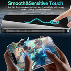 3 Pack Flexible Film for iPhone 16e Screen Protector[NOT GLASS], Invisible Thin, Never Cracks, Full Coverage, Scratch Resistant&Self-Healing