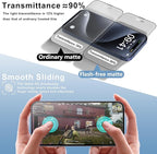 2 Pack Matte Screen Protector for iPhone 15 Pro 6.1-Inch Auto Dust Removal, No Bubbles, Tempered Glass Film, Easy Installation