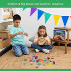 BONNYCO Brain Teaser Puzzles Cubes Kids Party Favors Pack 30 Pinata Goodie Bags Stuffers for Kids 3-5 4-8, Return Gifts for Birthday Party | Mini Puzzle Games, Classroom Prizes | Rewards Stocking