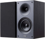 VEVOR Passive Bookshelf Speaker, 300W, Book Shelf Stereo Speakers with 5.25-Inch Woofer and 1-Inch Tweeter, Detachable Grille, 65Hz-20KHz Frequency Response, Wooden Enclosure,for Home Theater (1 Pair)