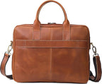 VC VINTAGE COUTURE Leather briefcase bag for men Leather Laptop Bags For Men and Women Travel Messenger Bag