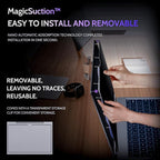 Privacy Screen for 14.4 Inch Surface Laptop Studio 2/1, MagicSuction™ Removable Anti Spy Black Protector, Glare Blue Light Filter for Microsoft Laptop Computer Monitor